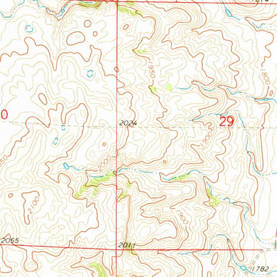United States Geological Survey Merricourt SE, ND (1971, 24000-Scale) digital map