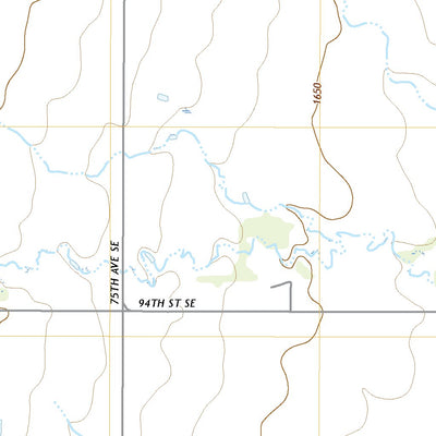 United States Geological Survey Merricourt SE, ND (2020, 24000-Scale) digital map