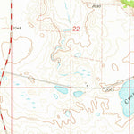 United States Geological Survey Merricourt SW, ND (1971, 24000-Scale) digital map