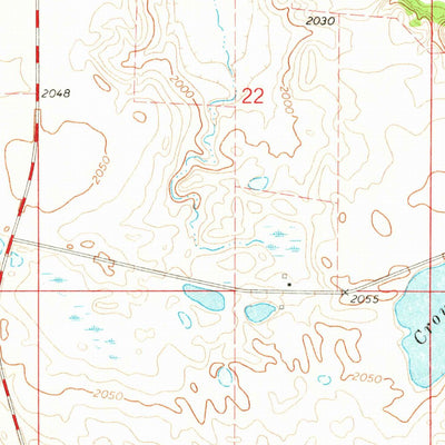 United States Geological Survey Merricourt SW, ND (1971, 24000-Scale) digital map
