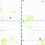 United States Geological Survey Merrill, MI (1973, 24000-Scale) digital map