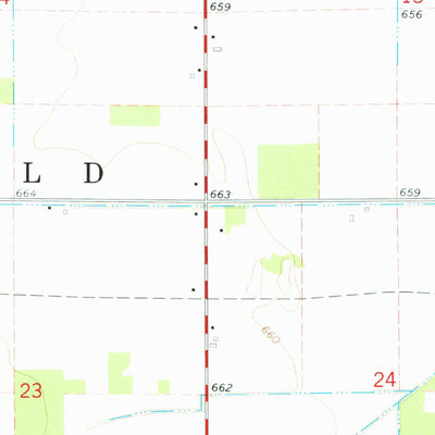 United States Geological Survey Merrill, MI (1973, 24000-Scale) digital map