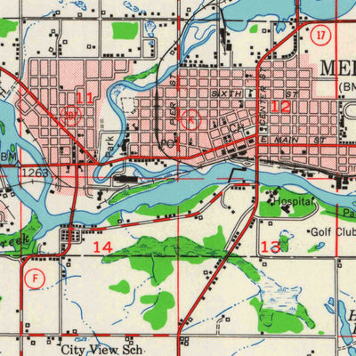 United States Geological Survey Merrill, WI (1951, 48000-Scale) digital map