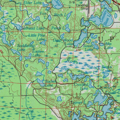 United States Geological Survey Merrill, WI (1990, 100000-Scale) digital map