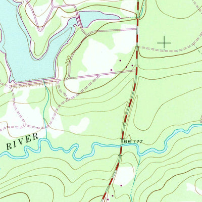United States Geological Survey Merrillville, GA (1975, 24000-Scale) digital map