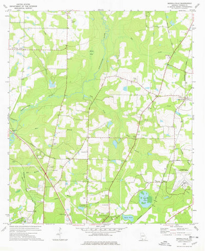 United States Geological Survey Merrillville, GA (1978, 24000-Scale) digital map