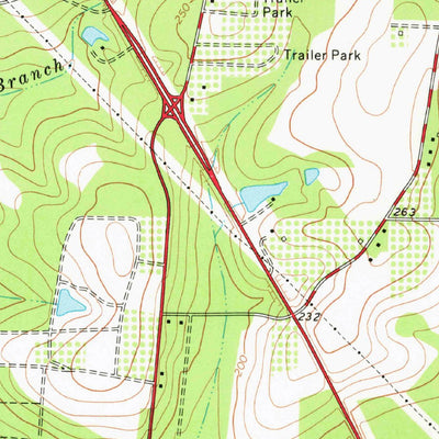 United States Geological Survey Merrillville, GA (1978, 24000-Scale) digital map