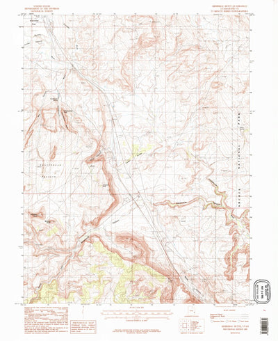 United States Geological Survey Merrimac Butte, UT (1985, 24000-Scale) digital map