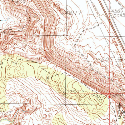United States Geological Survey Merrimac Butte, UT (1985, 24000-Scale) digital map