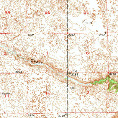 United States Geological Survey Merriman 4, NE (1951, 62500-Scale) digital map