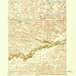United States Geological Survey Merriman, NE-SD (1951, 62500-Scale) digital map