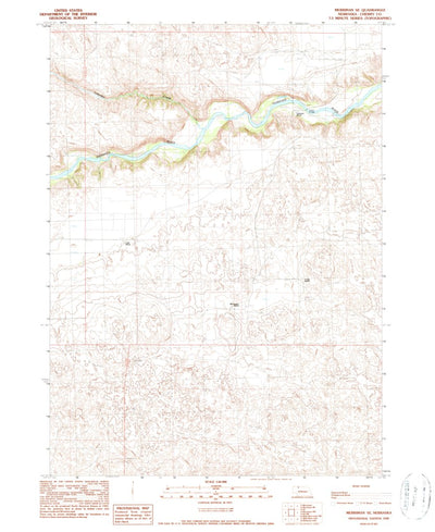 United States Geological Survey Merriman SE, NE (1990, 24000-Scale) digital map
