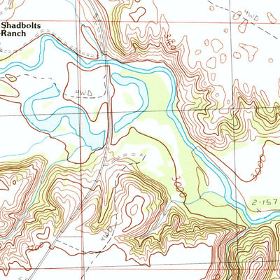 United States Geological Survey Merriman SW, NE (1990, 24000-Scale) digital map