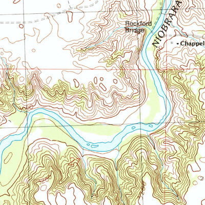 United States Geological Survey Merriman SW, NE (1990, 24000-Scale) digital map