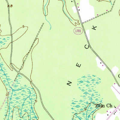United States Geological Survey Merrimon, NC (1949, 24000-Scale) digital map