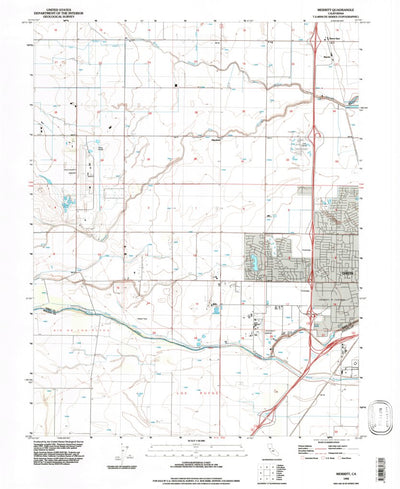 United States Geological Survey Merritt, CA (1992, 24000-Scale) digital map