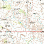 United States Geological Survey Merritt Mountain, NV (1986, 24000-Scale) digital map
