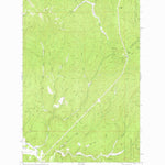 United States Geological Survey Merry Creek, ID (1969, 24000-Scale) digital map