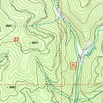 United States Geological Survey Merry Creek, ID (1995, 24000-Scale) digital map