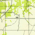 United States Geological Survey Merryville South, LA-TX (1954, 31680-Scale) digital map