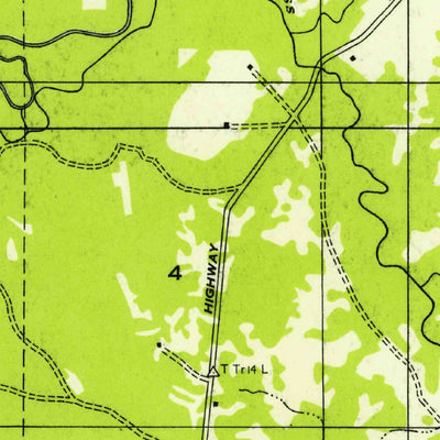 United States Geological Survey Merryville South, LA-TX (1954, 31680-Scale) digital map
