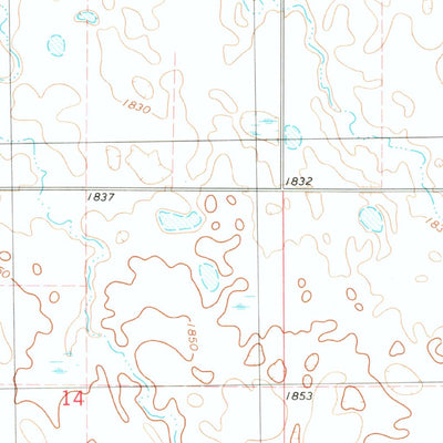 United States Geological Survey Mertz Slough, ND (1978, 24000-Scale) digital map