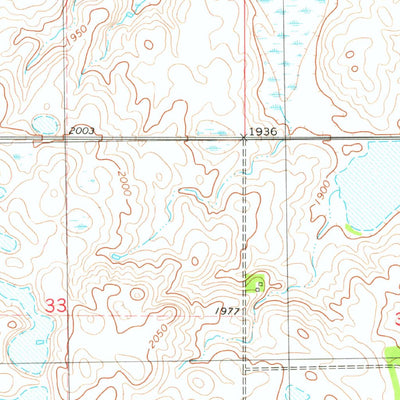 United States Geological Survey Mertz Slough, ND (1978, 24000-Scale) digital map