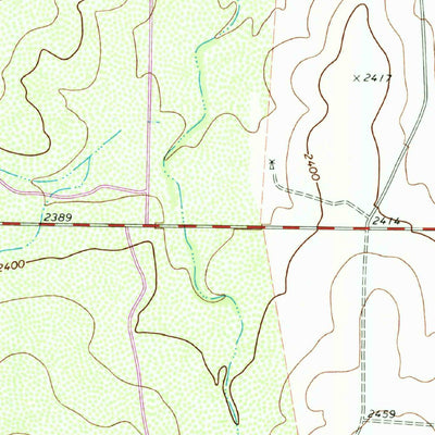 United States Geological Survey Mertzon SW, TX (1972, 24000-Scale) digital map
