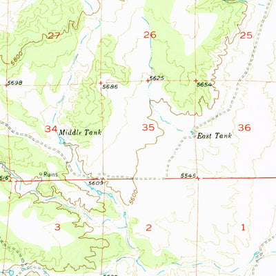 United States Geological Survey Mesa Aparejo, NM (1956, 62500-Scale) digital map