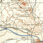 United States Geological Survey Mesa, AZ (1913, 62500-Scale) digital map