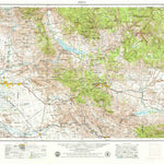 United States Geological Survey Mesa, AZ (1954, 250000-Scale) digital map