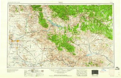 United States Geological Survey Mesa, AZ (1960, 250000-Scale) digital map