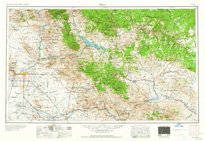 United States Geological Survey Mesa, AZ (1964, 250000-Scale) digital map