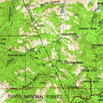 United States Geological Survey Mesa, AZ (1964, 250000-Scale) digital map
