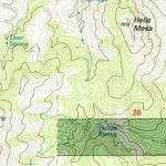 United States Geological Survey Mesa Cencerro, NM (1995, 24000-Scale) digital map