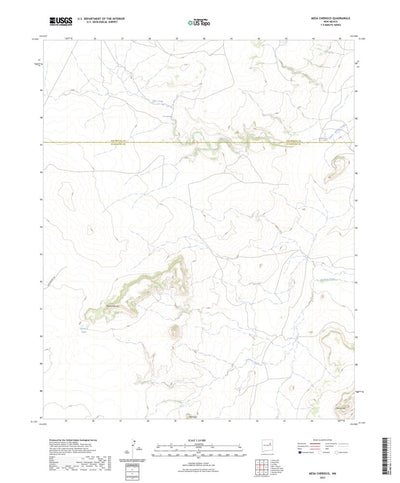 United States Geological Survey Mesa Cherisco, NM (2023, 24000-Scale) digital map