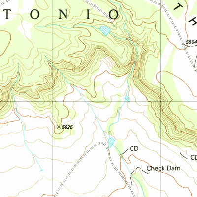 United States Geological Survey Mesa Chupinas, NM (1989, 24000-Scale) digital map