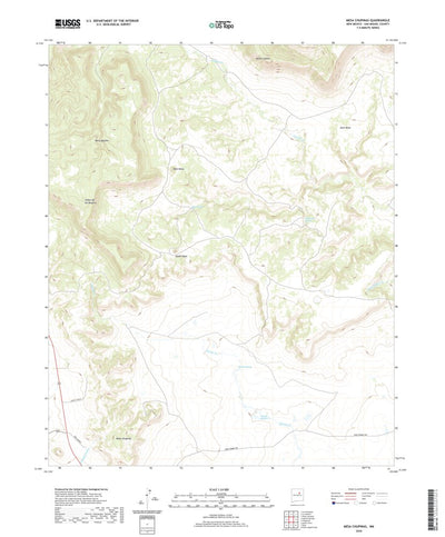 United States Geological Survey Mesa Chupinas, NM (2020, 24000-Scale) digital map