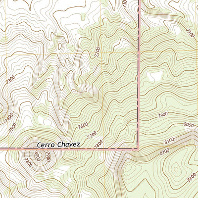 United States Geological Survey Mesa Cortada, NM (2020, 24000-Scale) digital map