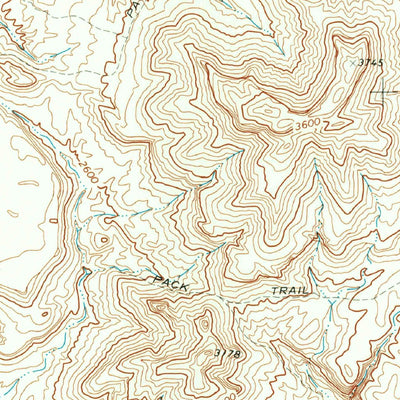 United States Geological Survey Mesa De Anguila, TX (1971, 24000-Scale) digital map