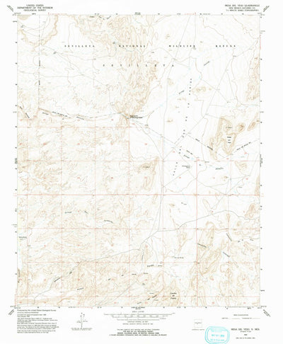 United States Geological Survey Mesa Del Yeso, NM (1959, 24000-Scale) digital map