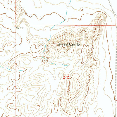 United States Geological Survey Mesa Del Yeso, NM (1959, 24000-Scale) digital map