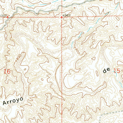United States Geological Survey Mesa Del Yeso, NM (1959, 24000-Scale) digital map