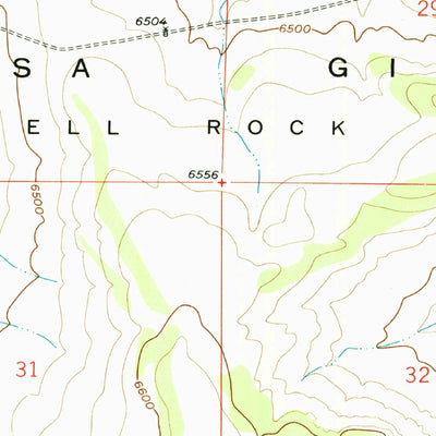 United States Geological Survey Mesa Gigante, NM (1957, 24000-Scale) digital map