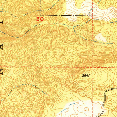 United States Geological Survey Mesa Grande, CA (1949, 24000-Scale) digital map