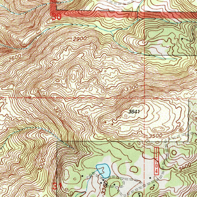 United States Geological Survey Mesa Grande, CA (1997, 24000-Scale) digital map