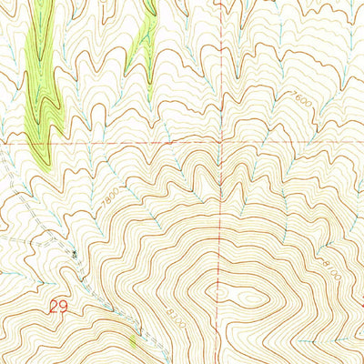 United States Geological Survey Mesa Larga, NM (1971, 24000-Scale) digital map