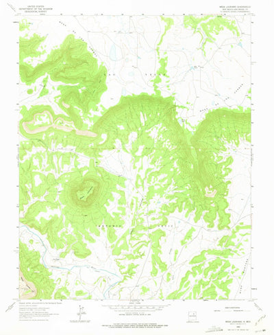 United States Geological Survey Mesa Lauriano, NM (1963, 24000-Scale) digital map