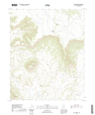 United States Geological Survey Mesa Lauriano, NM (2020, 24000-Scale) digital map