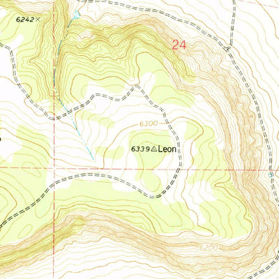 United States Geological Survey Mesa Leon, NM (1978, 24000-Scale) digital map